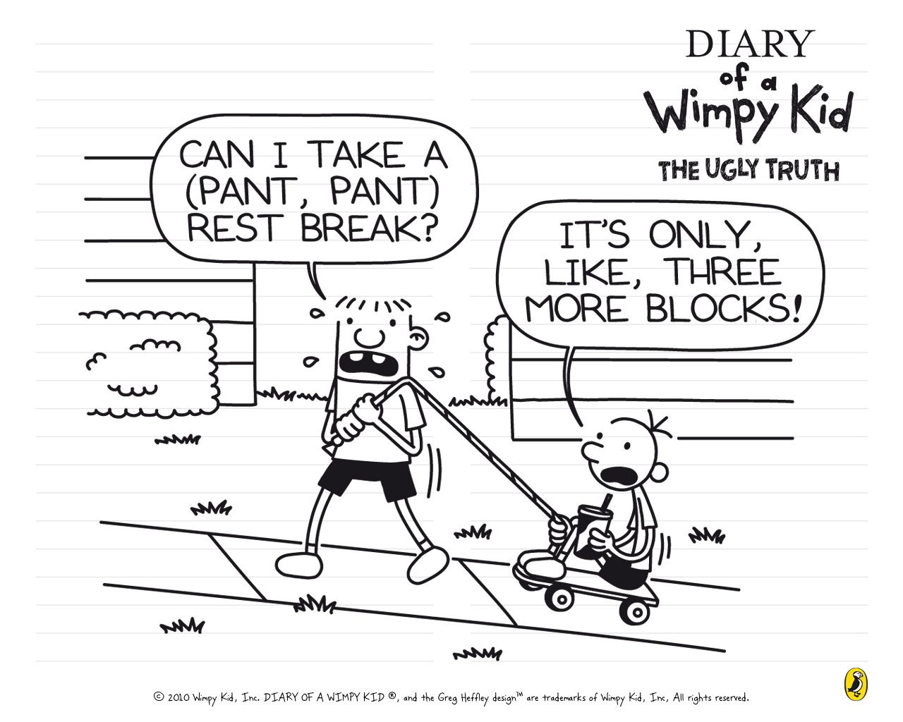 Wkugly Act Free - Greg Heffley The Ugly Truth - HD Wallpaper 