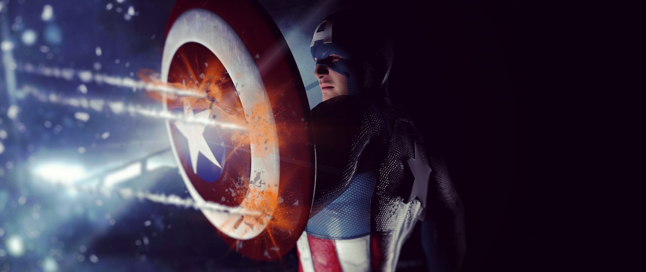 Captain America, Shield, The Winter Solider, Artwork, - Captain America Ultra Hd - HD Wallpaper 