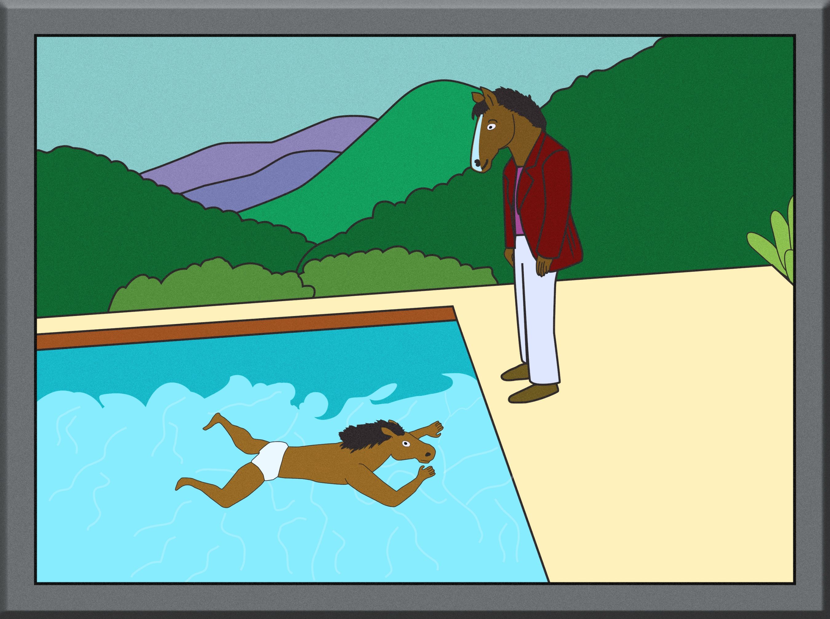 After Finishing Up The Season, Thought I D Design Myself - Bojack Horseman Poster - HD Wallpaper 