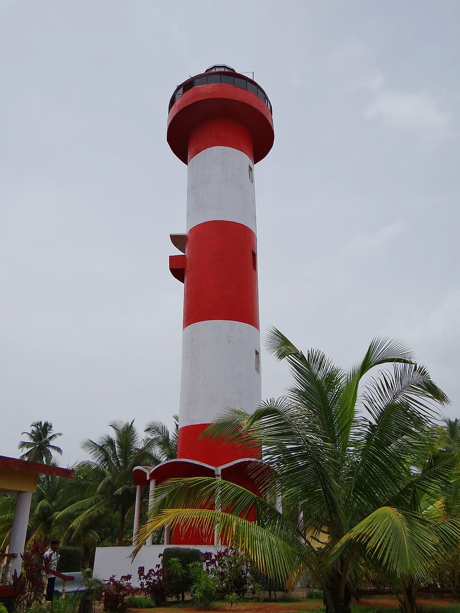 Kodi Beach, Light House, Kundapura, Arabian Sea, Karnataka, - Kodi Beach Kundapura - HD Wallpaper 