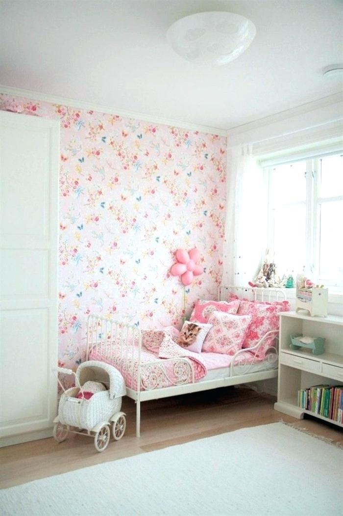 Paper Bedrooms Baby Girl Nursery Wallpaper Borders - Girls Room Polka Dot Decal - HD Wallpaper 
