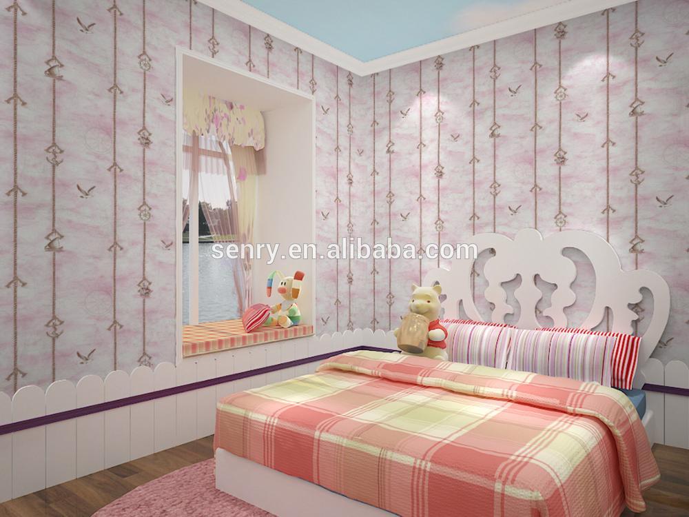 Contoh Wallpaper Dinding Kamar Tidur Anak - HD Wallpaper 