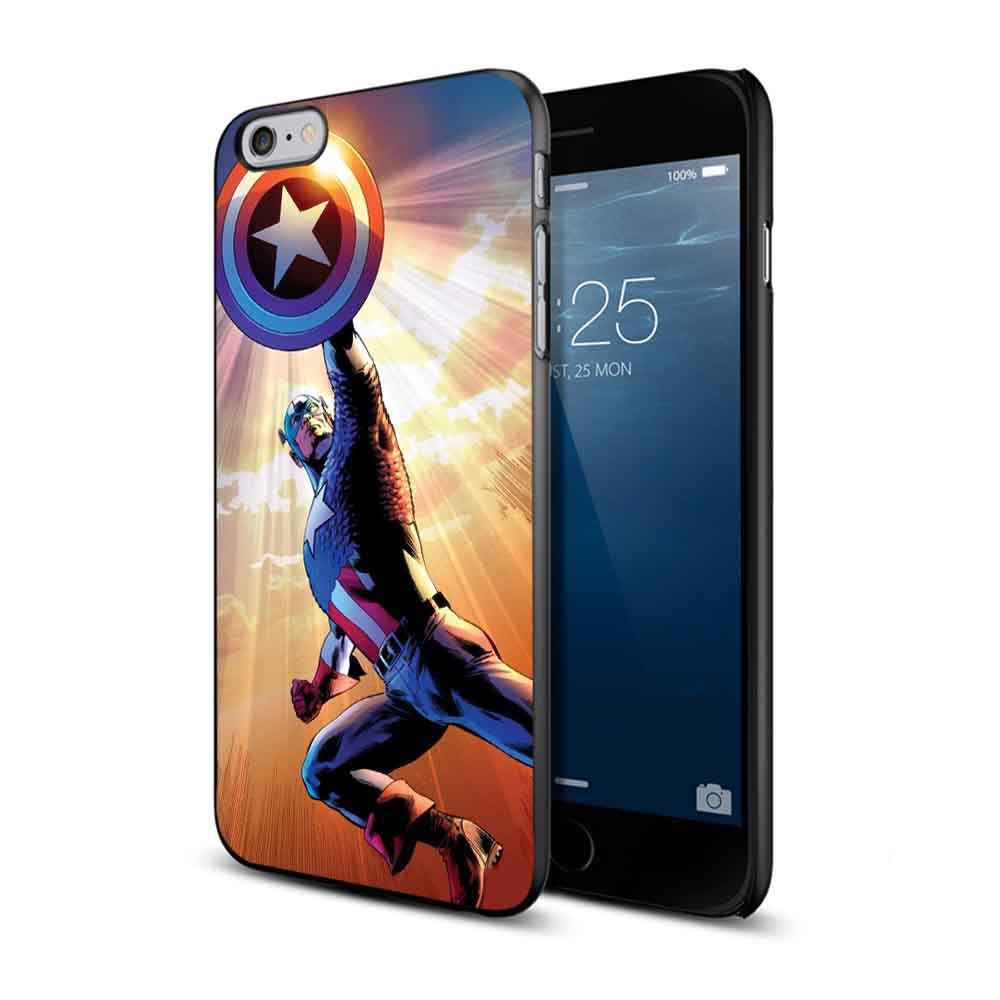 Captain America Shield Wallpaper For Iphone 6 Plus/6s - Black Bape Iphone Case - HD Wallpaper 