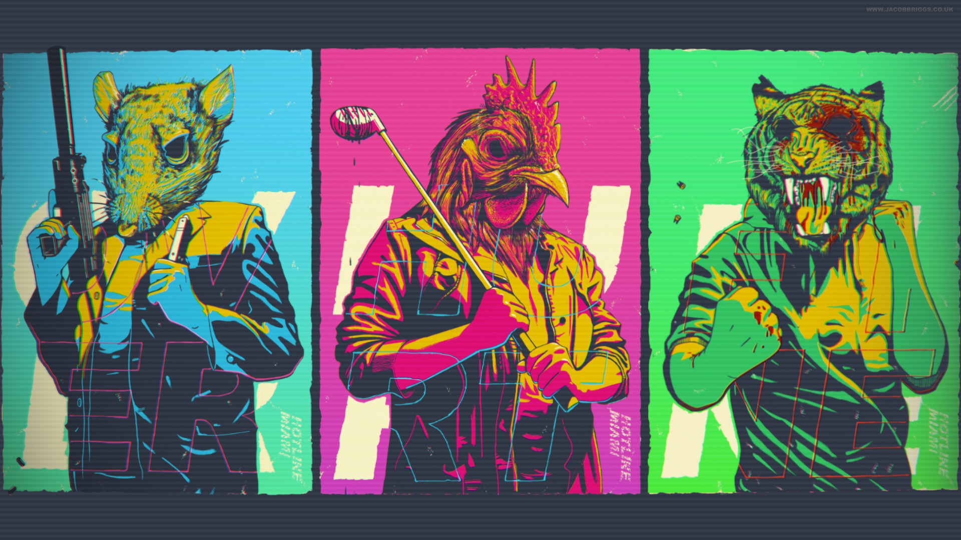 Data Src Bojack Horseman Wallpapers Iphone - Hotline Miami Characters - HD Wallpaper 