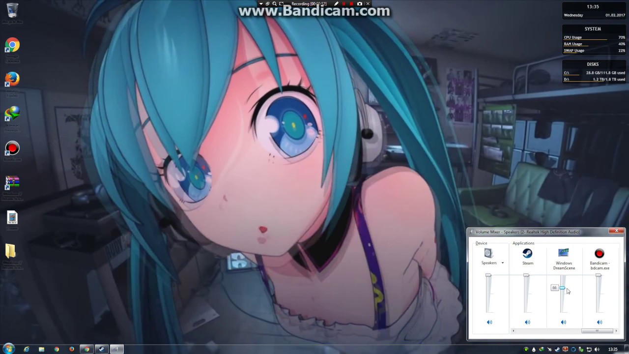 Hatsune Miku Wallpaper Gif - HD Wallpaper 