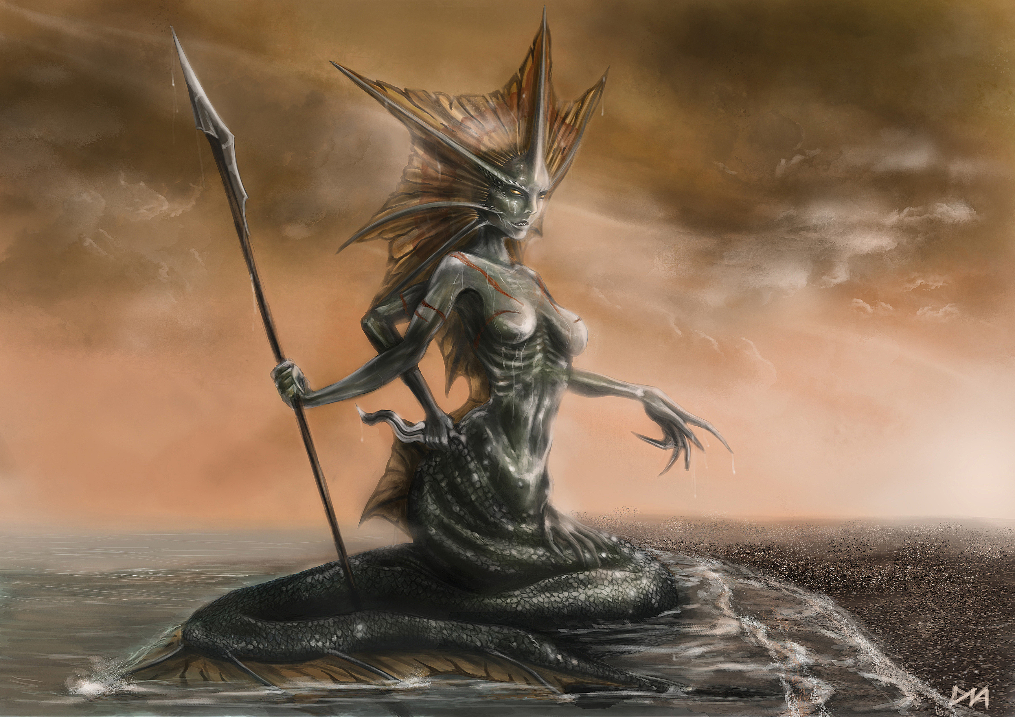 Naga Siren - HD Wallpaper 