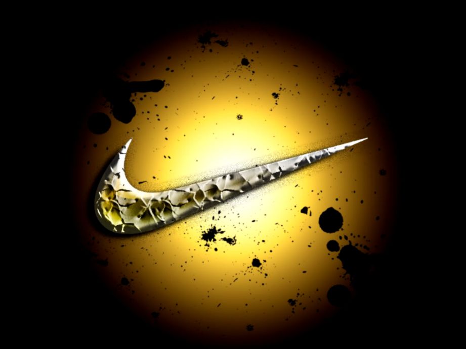 Cool Nike Logo Wallpapers Full Hd Pictures - Gold Nike Logo - HD Wallpaper 