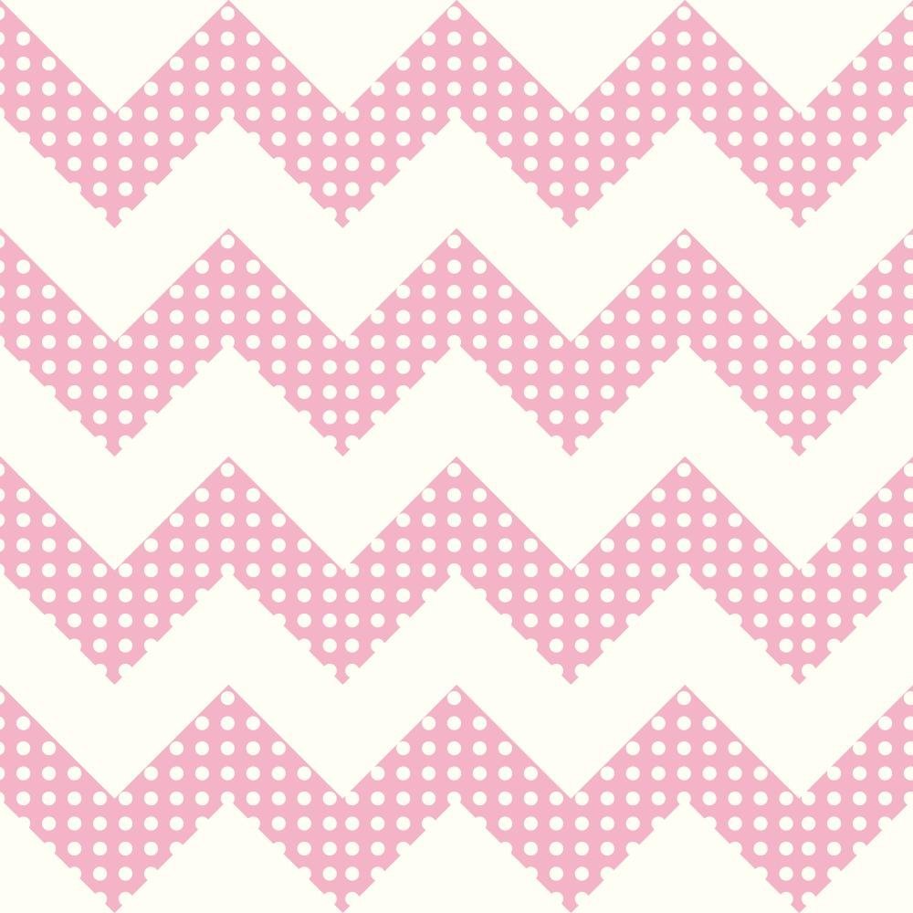 York Wallcoverings Ks2313 Cool Kids Chevron Wallpaper, - Blue Polka Dot Strip - HD Wallpaper 