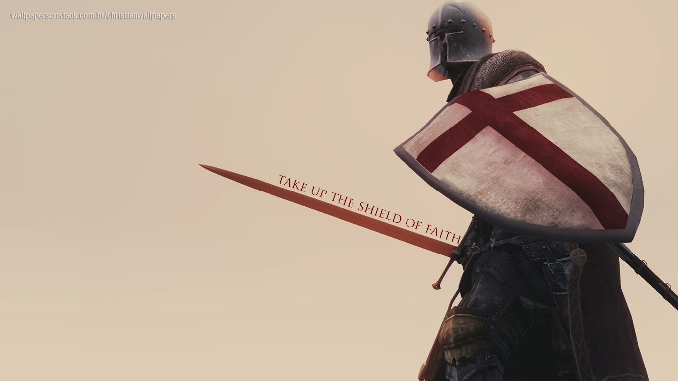 Take Up The Shield Of Faith Christian Wallpaper Hd - Shield Of Faith Background - HD Wallpaper 