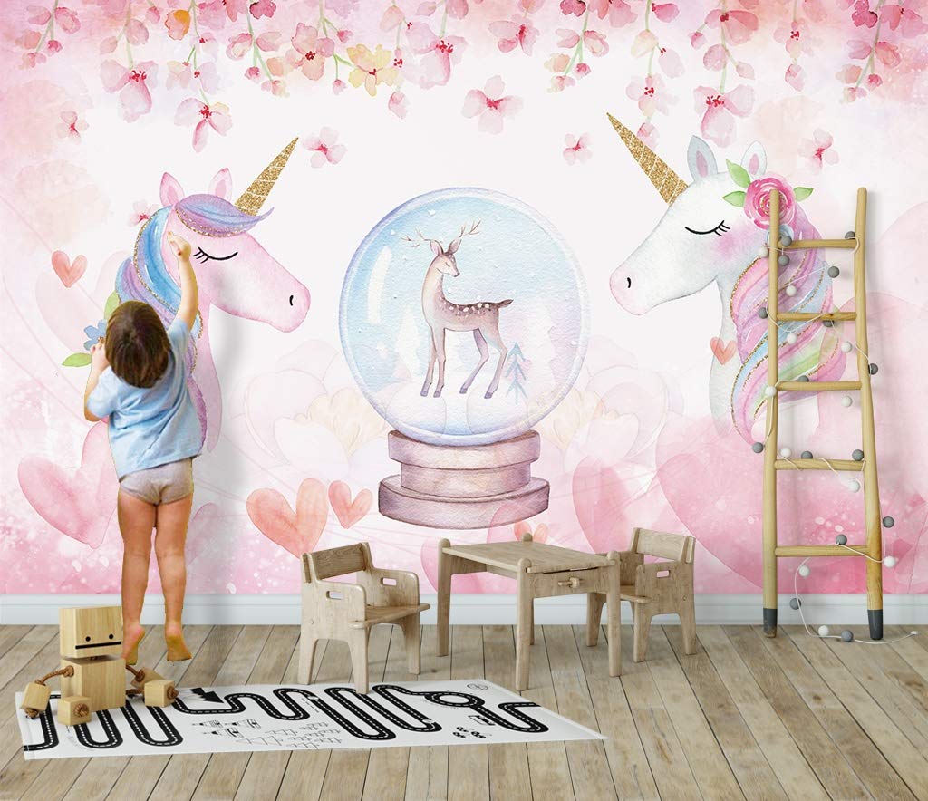 Unicorn Art Background - HD Wallpaper 