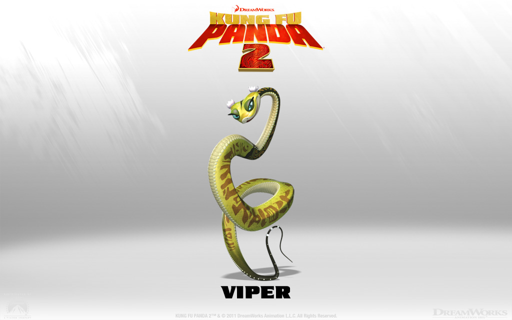 Ular Berbisa, Viper Wallpaper - Viper Kung Fu Panda 2 - HD Wallpaper 
