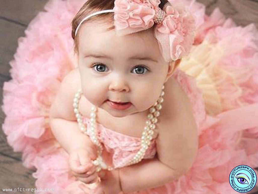 Cute Baby Girl In Beautiful Dress - Cute Babies - HD Wallpaper 