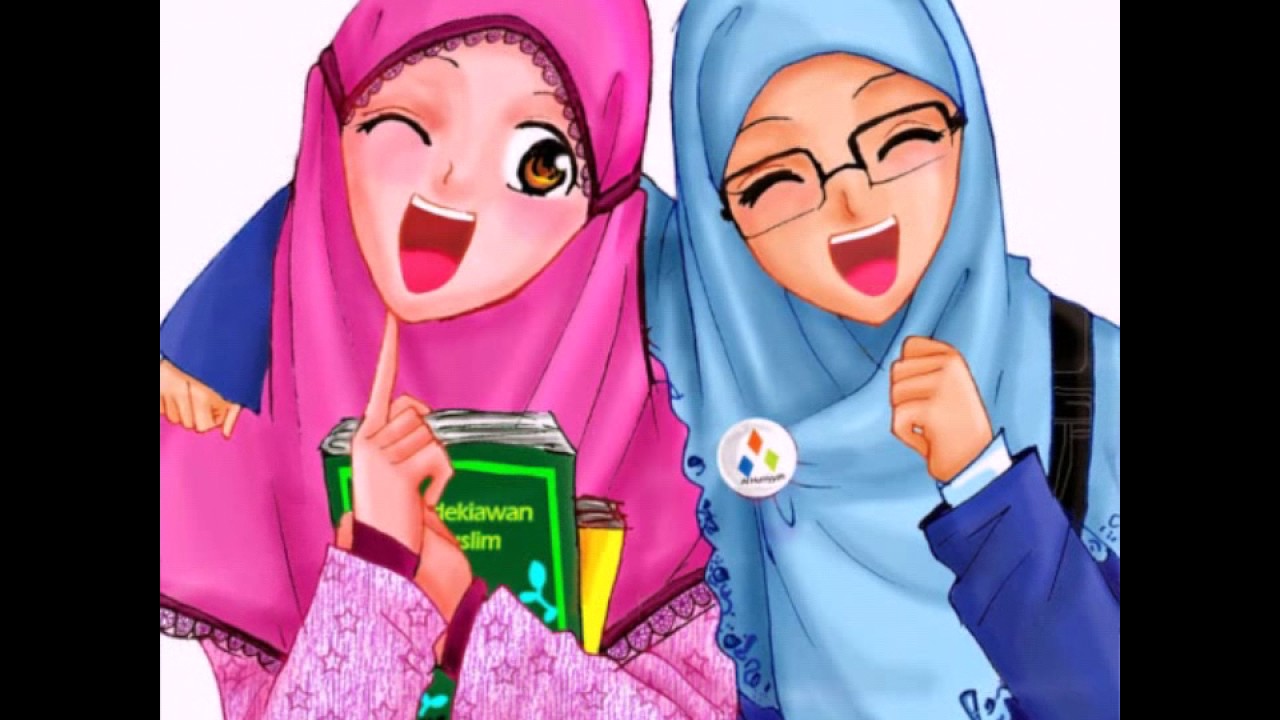 Kartun Anak Muslim Lucu - HD Wallpaper 