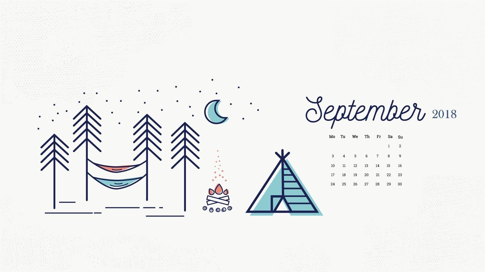 September 2018 Desktop Calendar Wallpapers - September 2017 Desktop Calendar - HD Wallpaper 