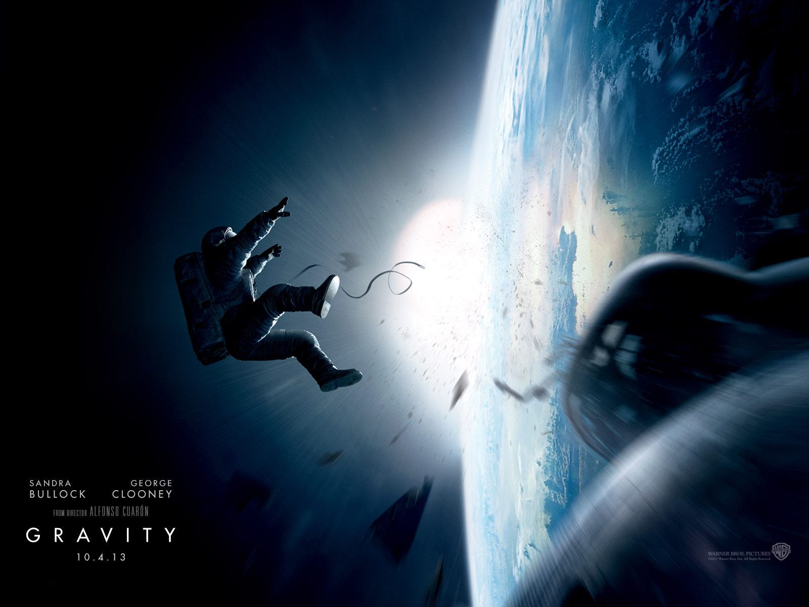 Gravity - Wallpaper - Movie Space - HD Wallpaper 