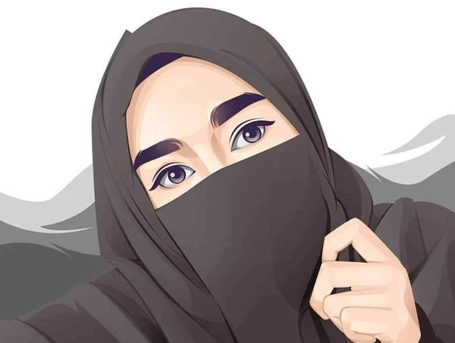 1000 Gambar Kartun Wanita Muslimah Cantik Dan Lucu - Kartun Wanita