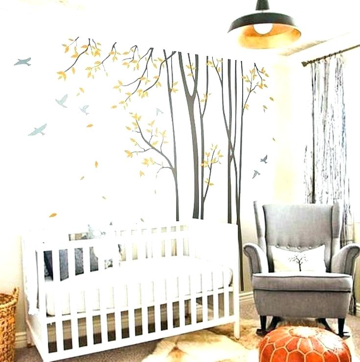 Baby Room Decoration Wallpaper Baby Bedroom Wallpaper - Woodland Themed Nursery Uk - HD Wallpaper 