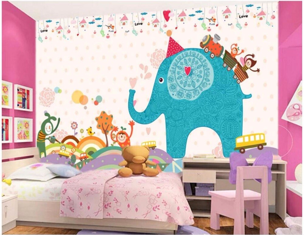 卡通 大 象 背景 - HD Wallpaper 