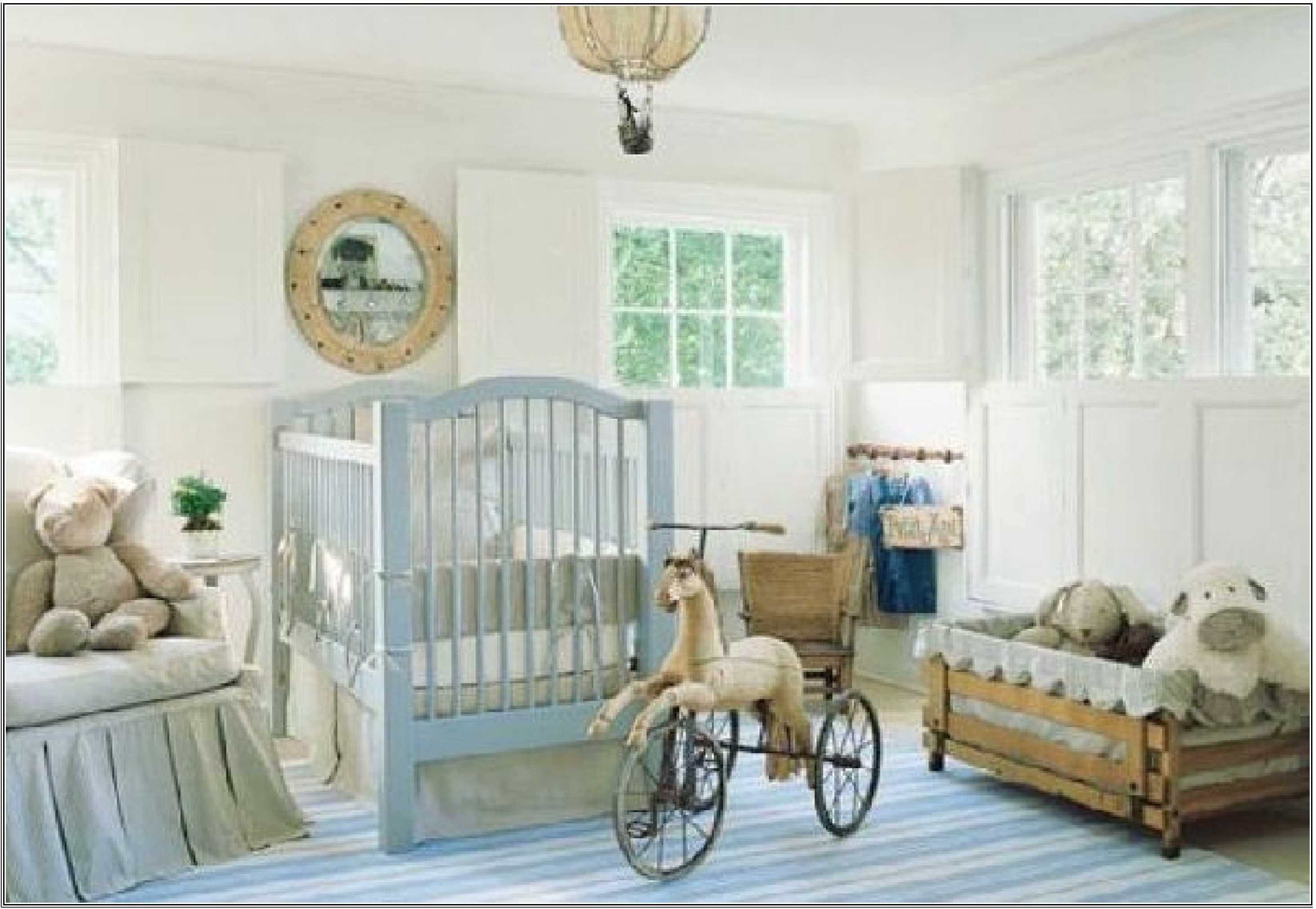 Baby Boys Nursery Ideas Sea Theme Car Wallpaper For - Velveteen Rabbit Baby Room - HD Wallpaper 