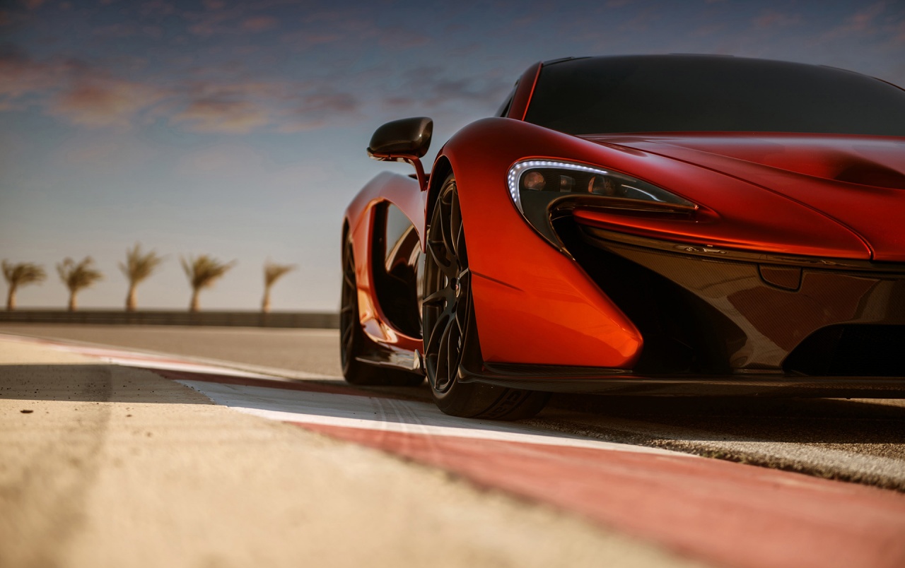 2013 Mclaren P1 At Bahrain Front Section Wallpapers - Mclaren P1 - HD Wallpaper 