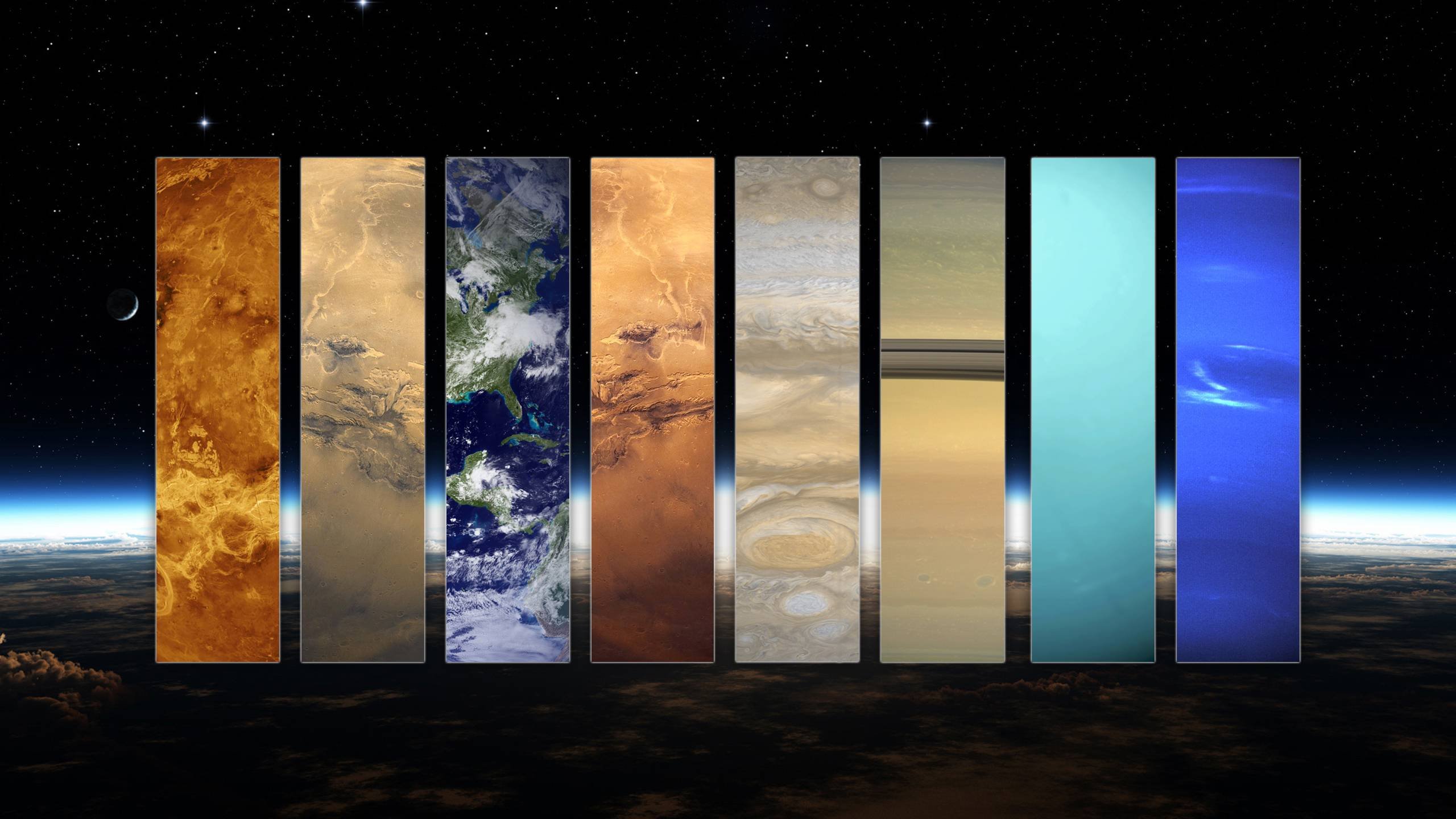 Pillars Of The Solar System Wallpaper - Solar System Wallpaper 1440p - HD Wallpaper 