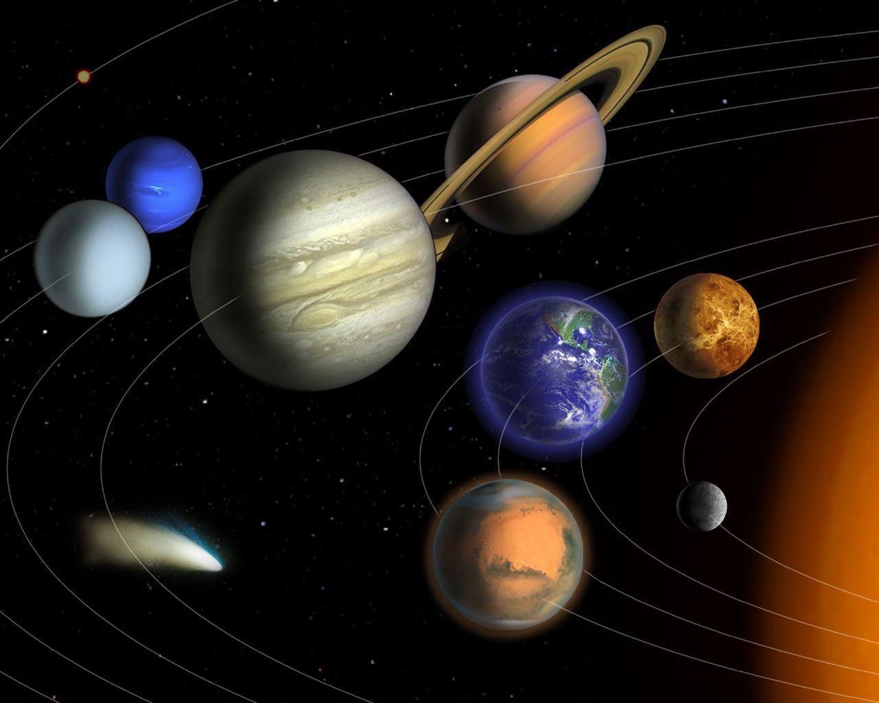 Cool Solar System Wallpapers - Solar System Desktop Wallpaper Hd - HD Wallpaper 