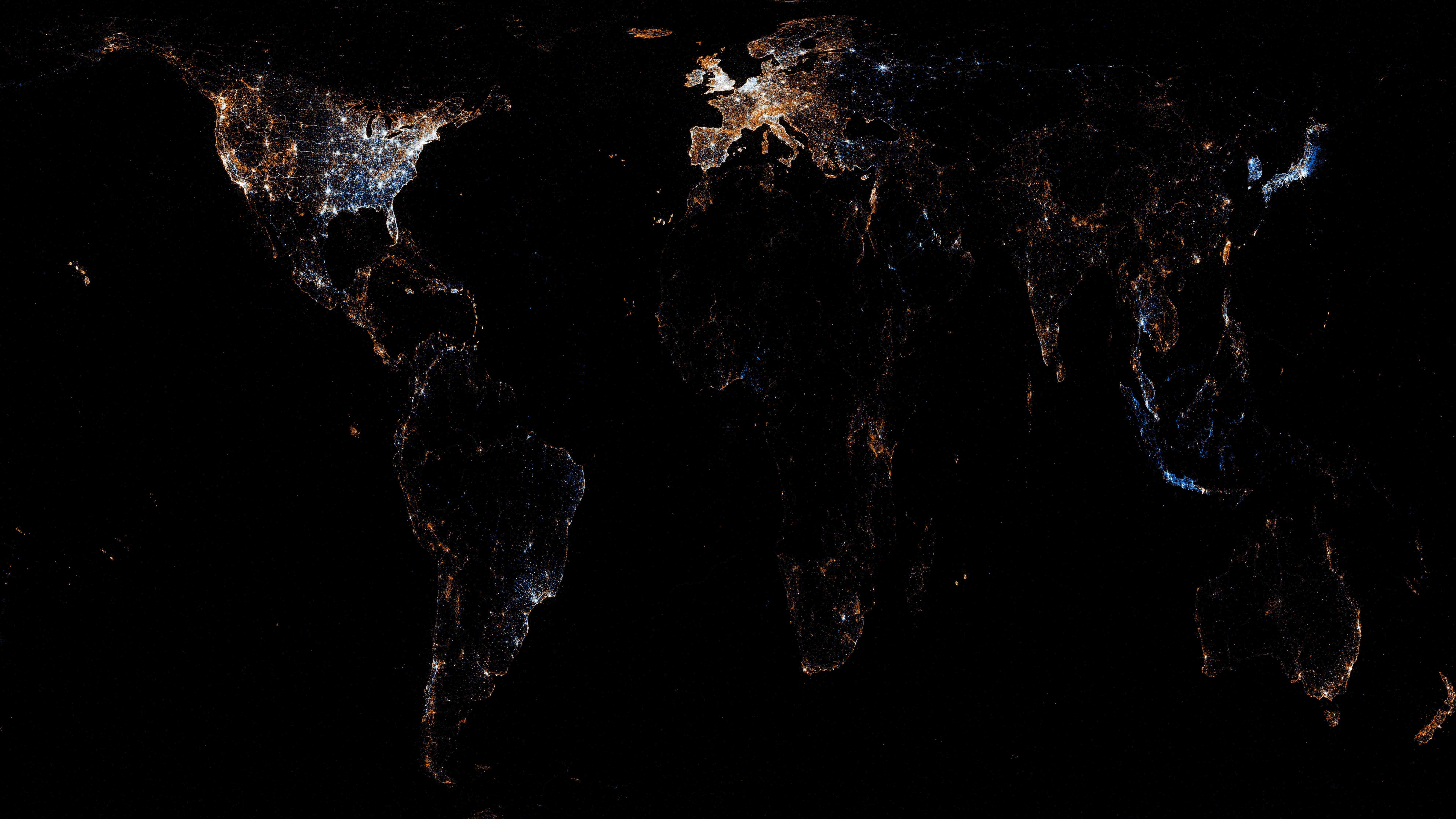 Global Socialmedia Usage Heatmap Uhd 8k Wallpaper - HD Wallpaper 