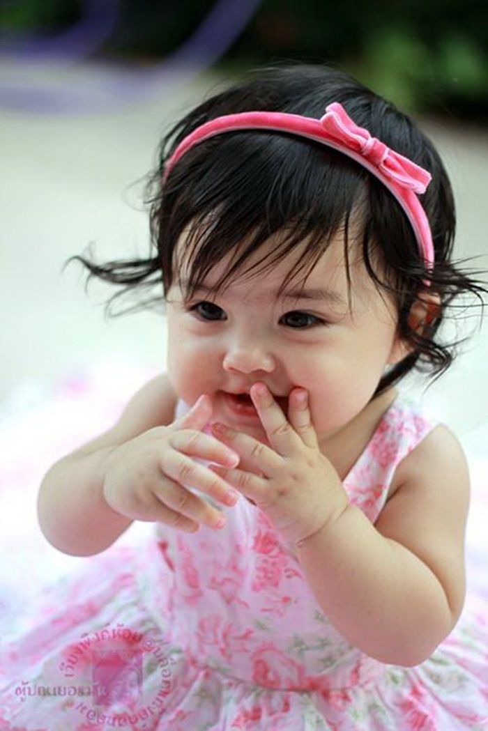 Smile Cute Baby Girl - HD Wallpaper 