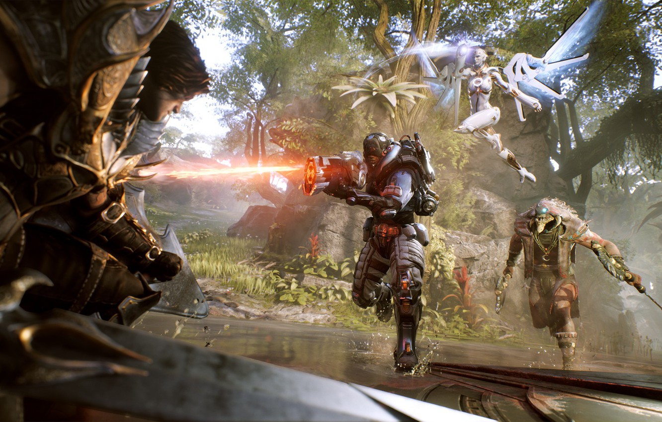 Photo Wallpaper Sake, Sword, Game, Robot, Armor, Weapon, - Paragon Game - HD Wallpaper 