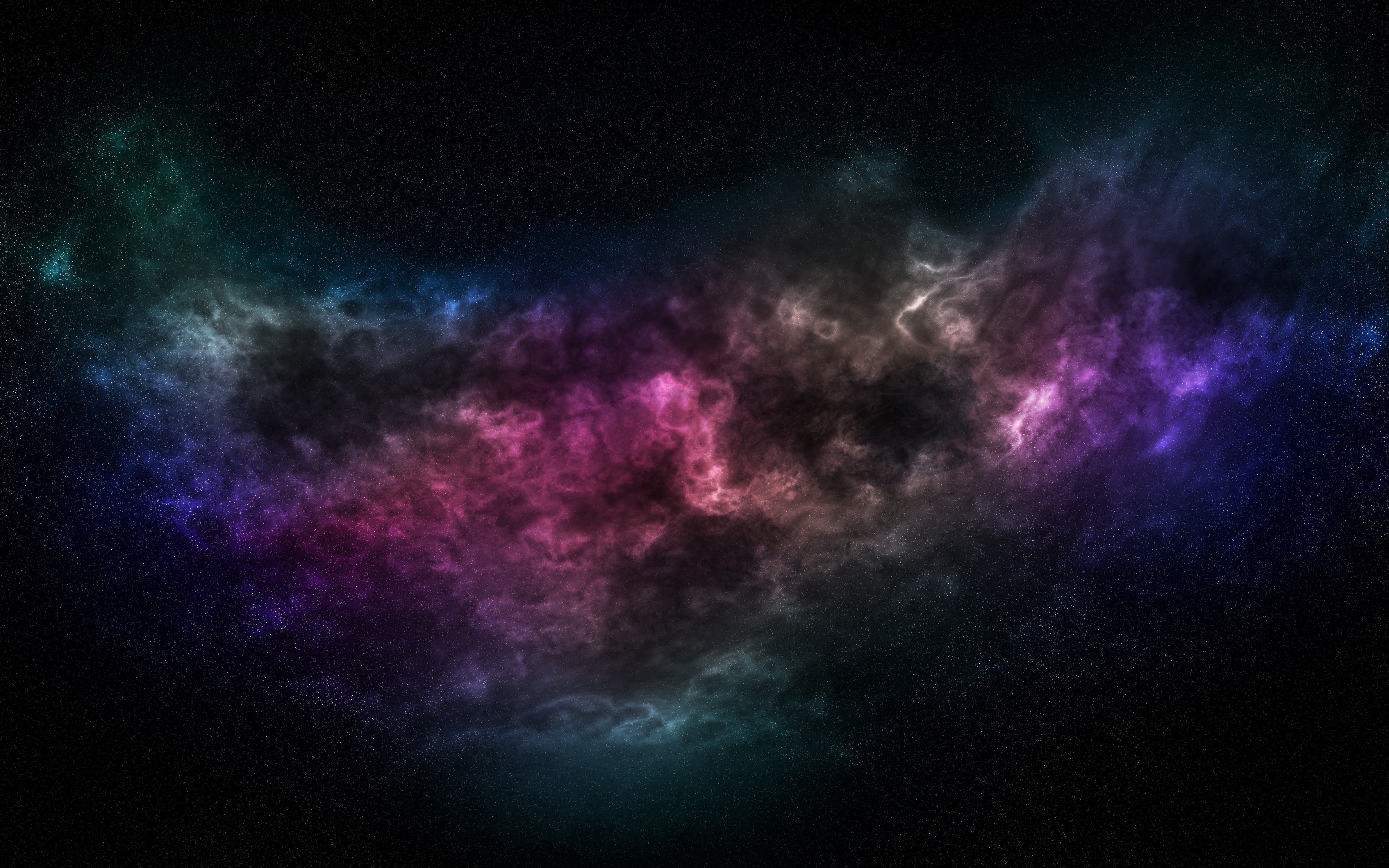 Wallpaper Space, Galaxy, Universe, Stars, Shine, Multicolored - HD Wallpaper 