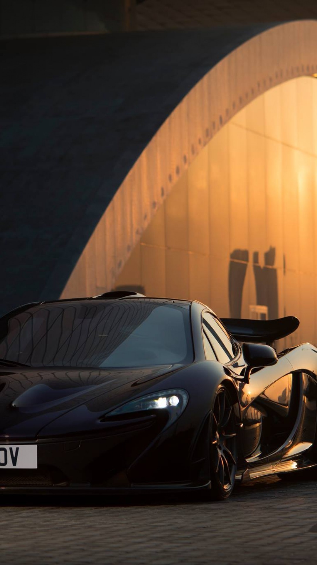 Wallpaper Mclaren, P1, Black, Front View 
 Data-src - Mclaren P1 Iphone Wallpaper Hd - HD Wallpaper 