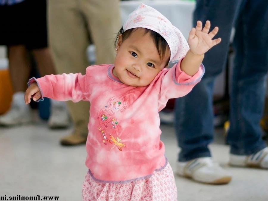 Asian Sweet Baby Wallpaper - Toddler - HD Wallpaper 