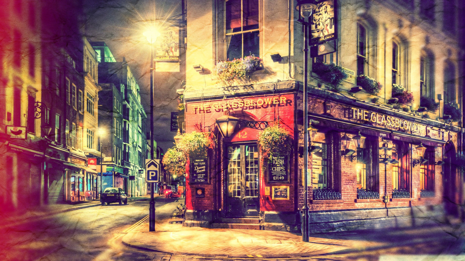 Brewer Pub London Vintage By Zeromask Brewer Pub London - London Hd - HD Wallpaper 