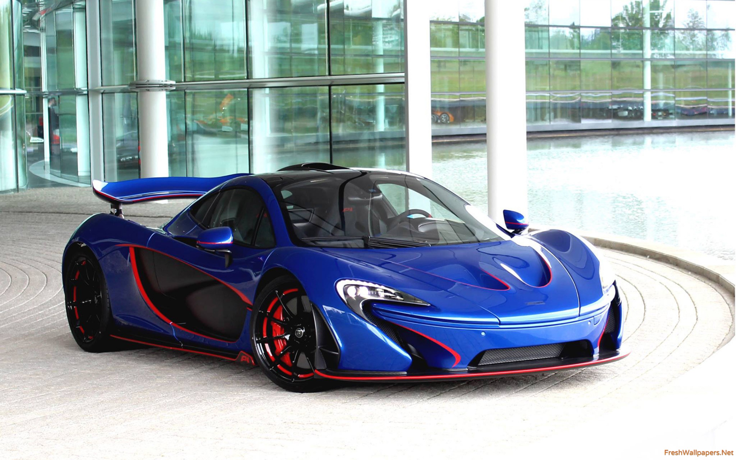 Blue Mclaren P1 Mso - HD Wallpaper 