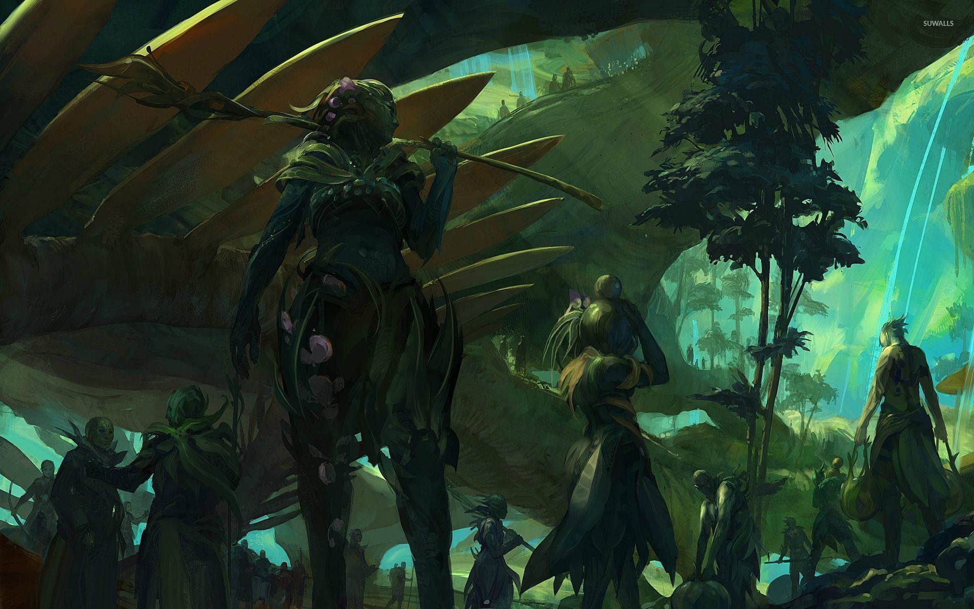 Guild Wars Kaineng City - HD Wallpaper 