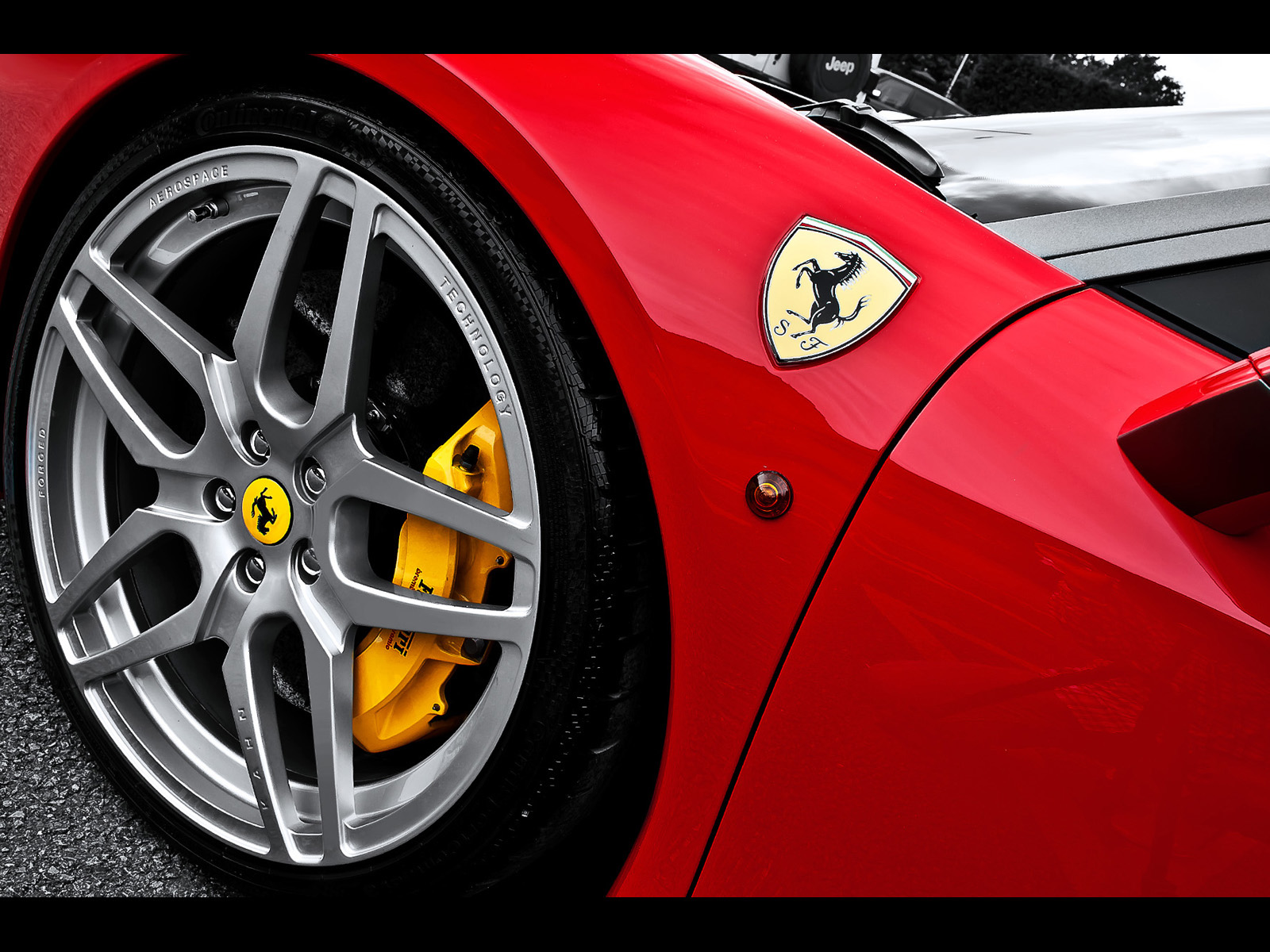 Ferrari Wheel Wallpaper Technology - HD Wallpaper 