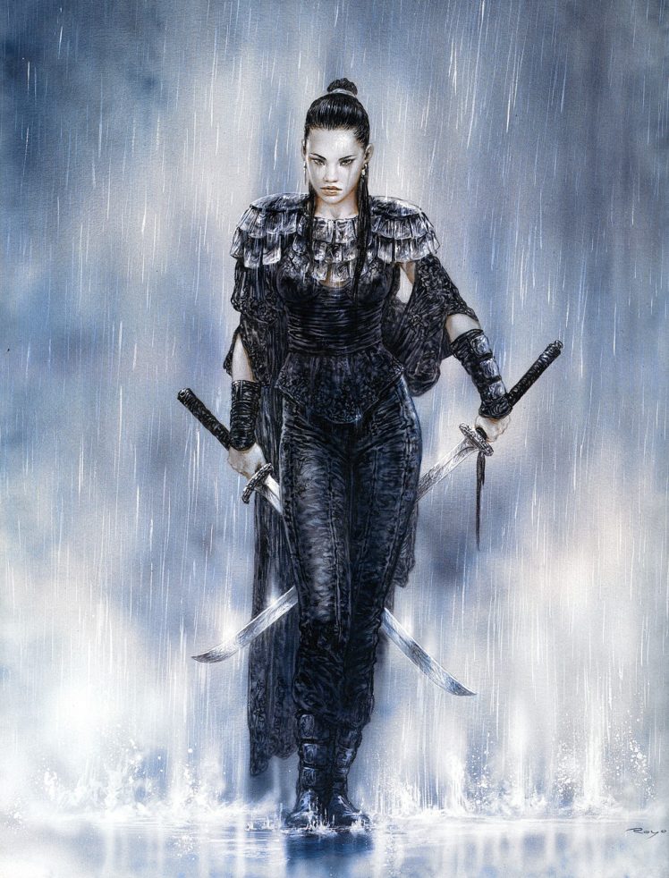 Luis Royo Warrior Woman - HD Wallpaper 