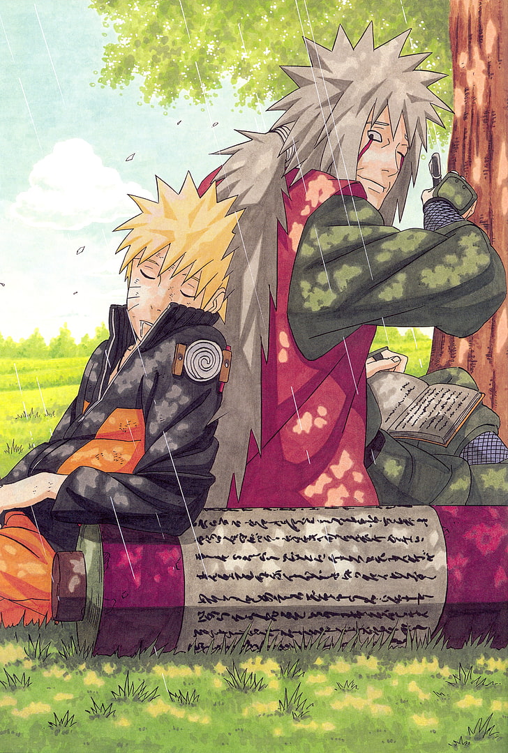Naruto Y Jiraiya Hd - HD Wallpaper 