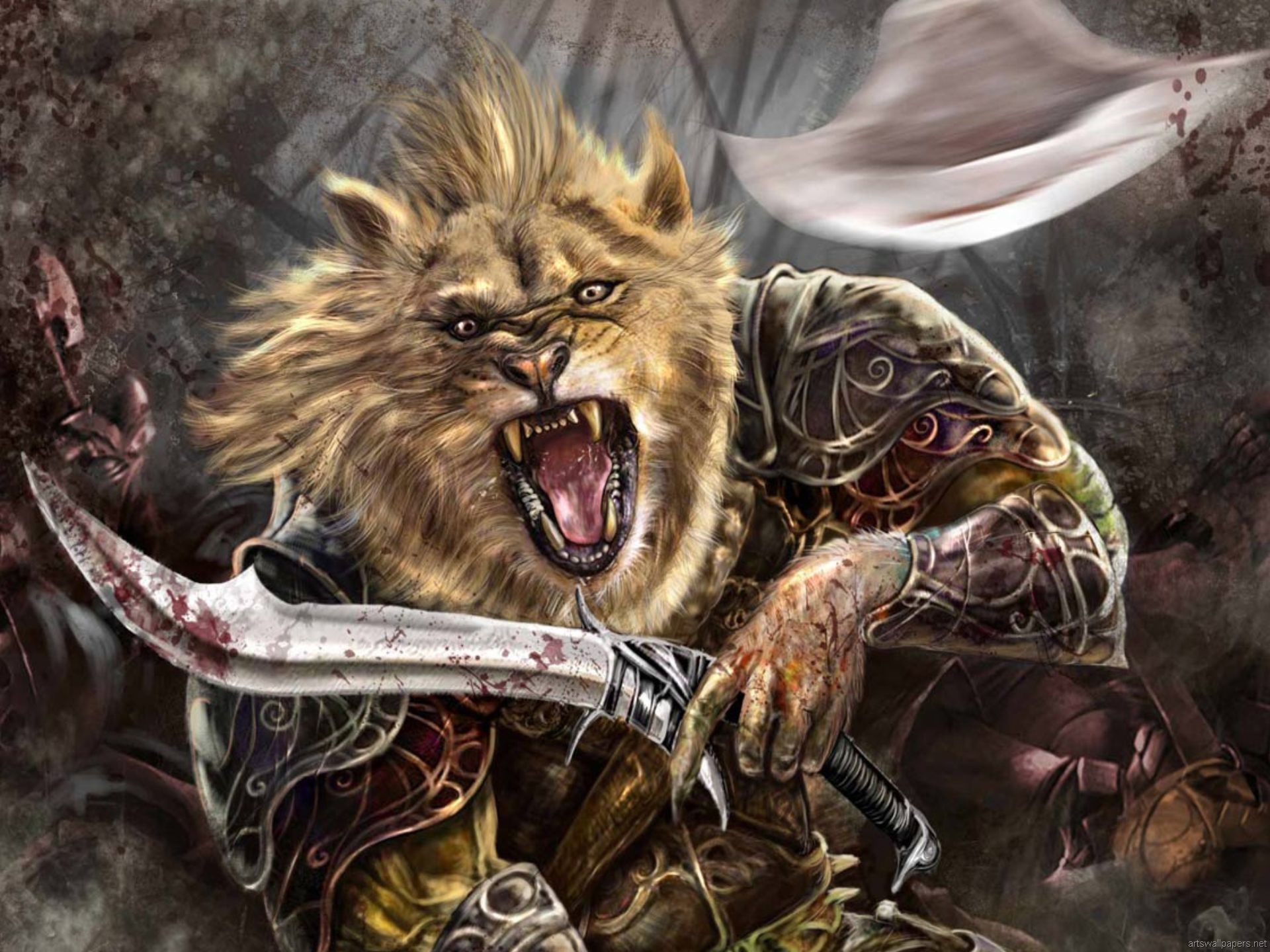 Animal Warrior - HD Wallpaper 