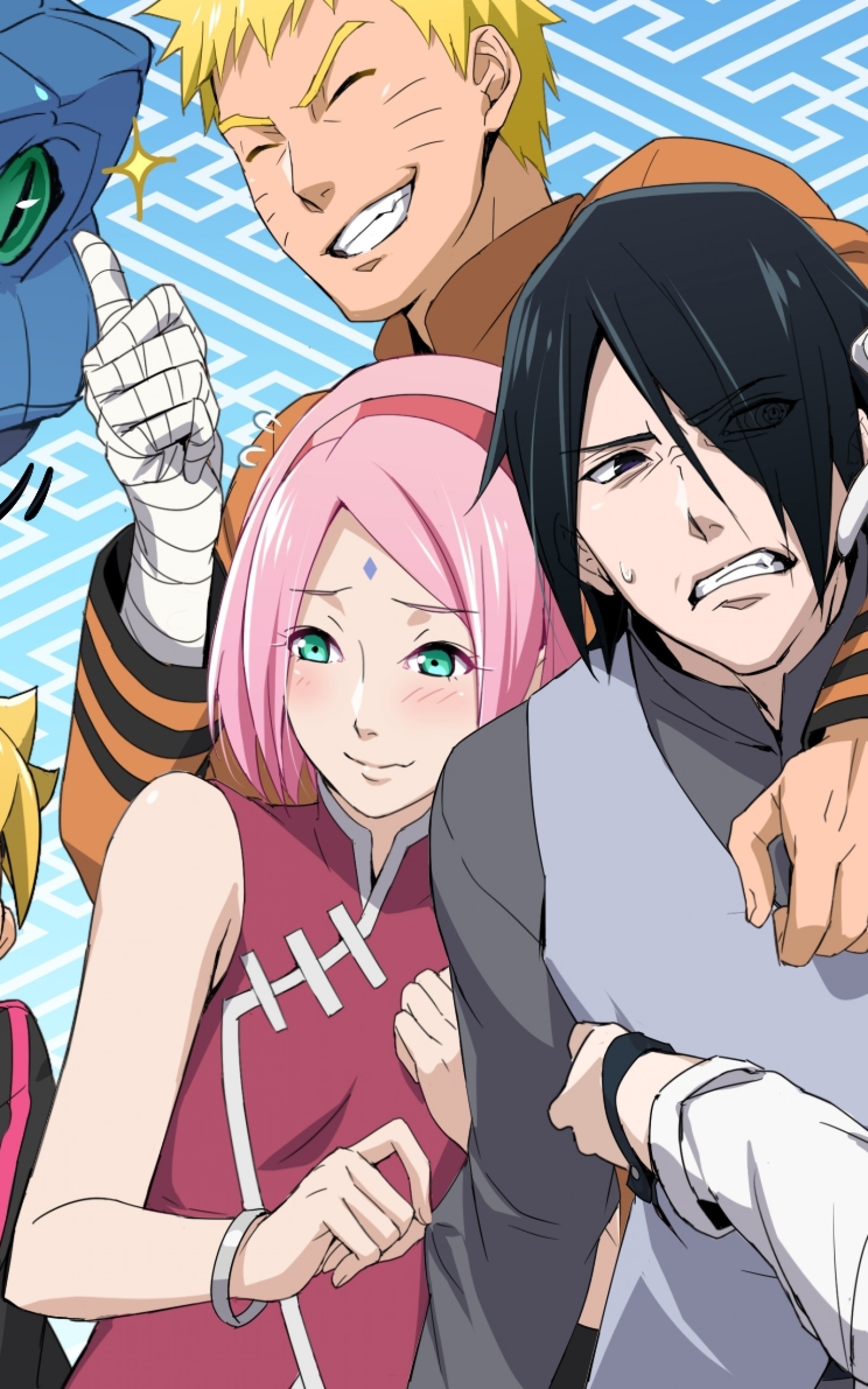 Haruno Sakura, Uzumaki Naruto, Uchiha Sarada, Orochimaru - Sakura Orochimaru - HD Wallpaper 