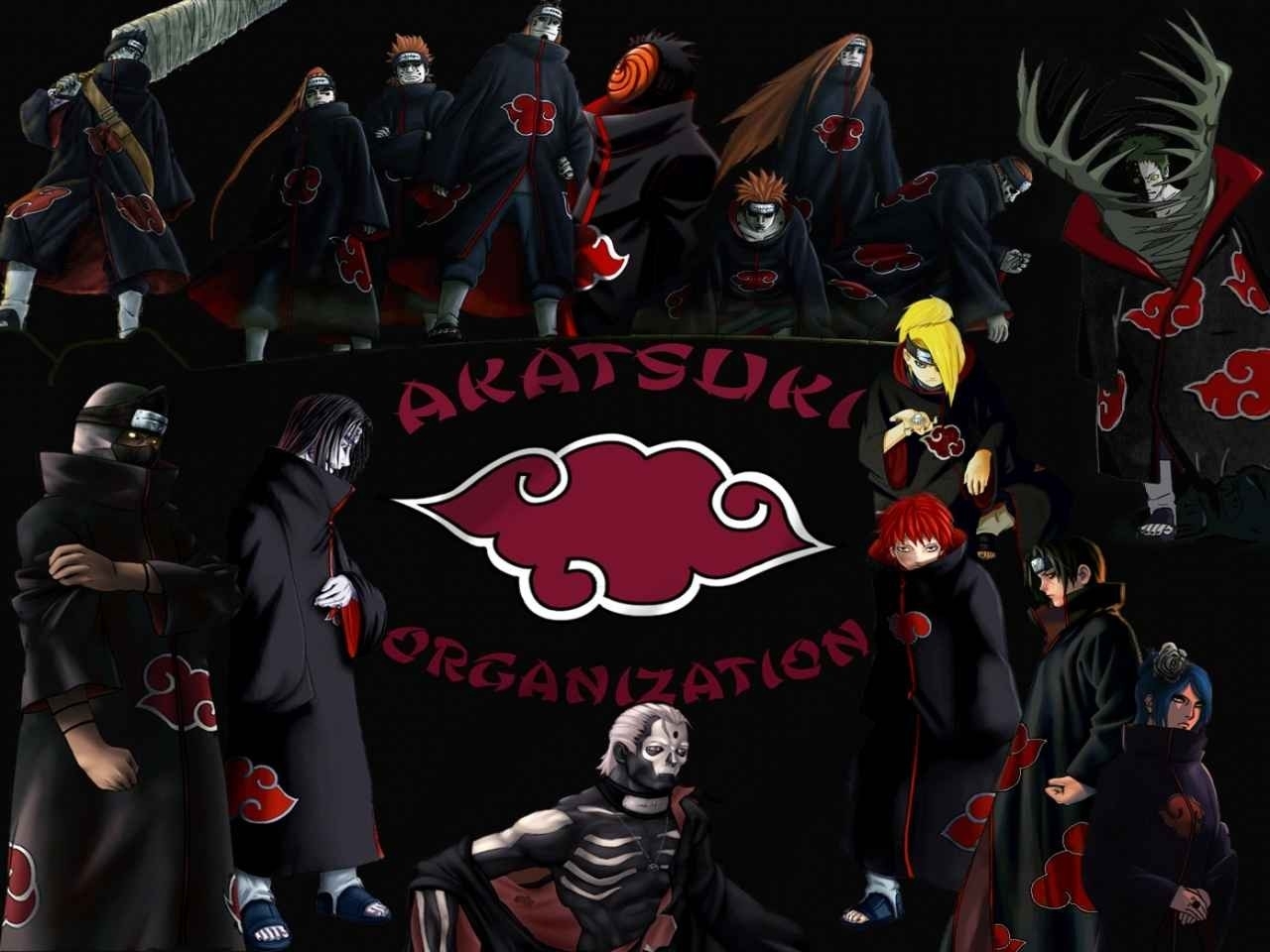 Naruto Shippuden Akatsuki Uchiha Itachi Orochimaru - Naruto Akatsuki - HD Wallpaper 