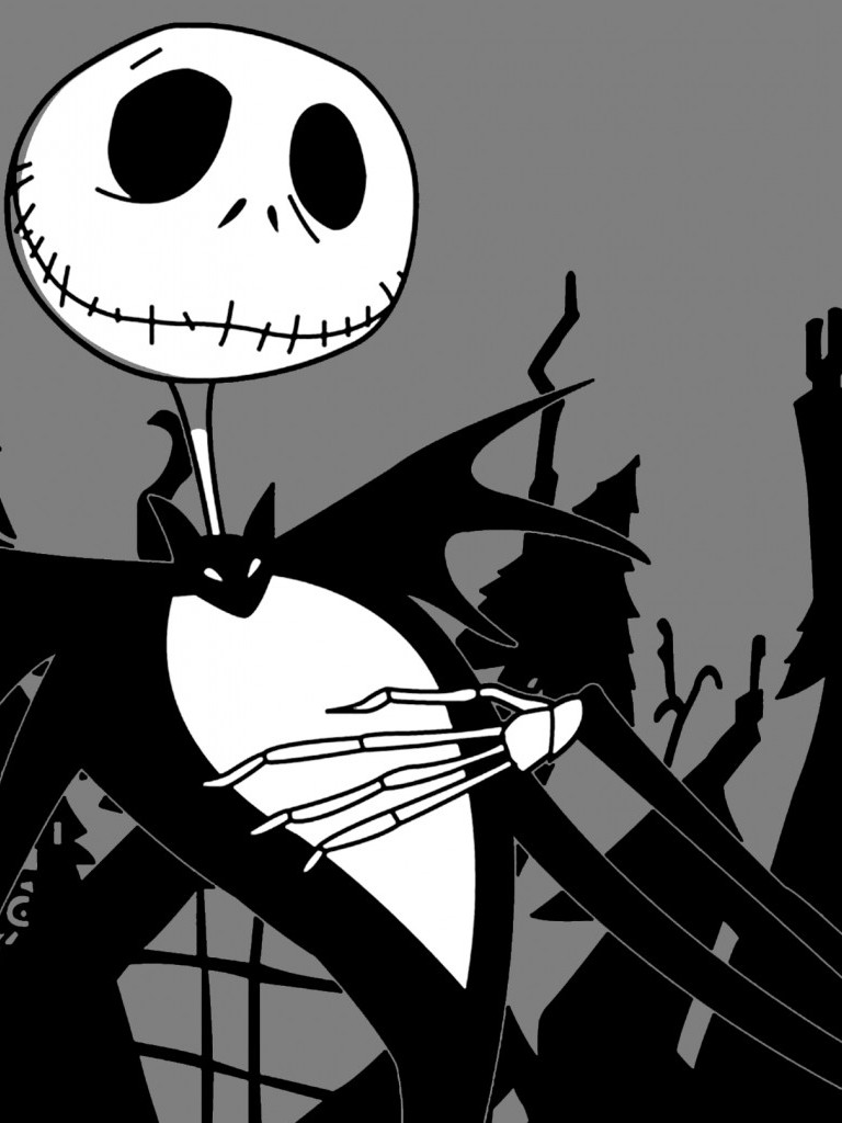 Jack Skellington The Nightmare Before Christmas Wallpaper - Jack Skellington Wallpaper Iphone 6 - HD Wallpaper 