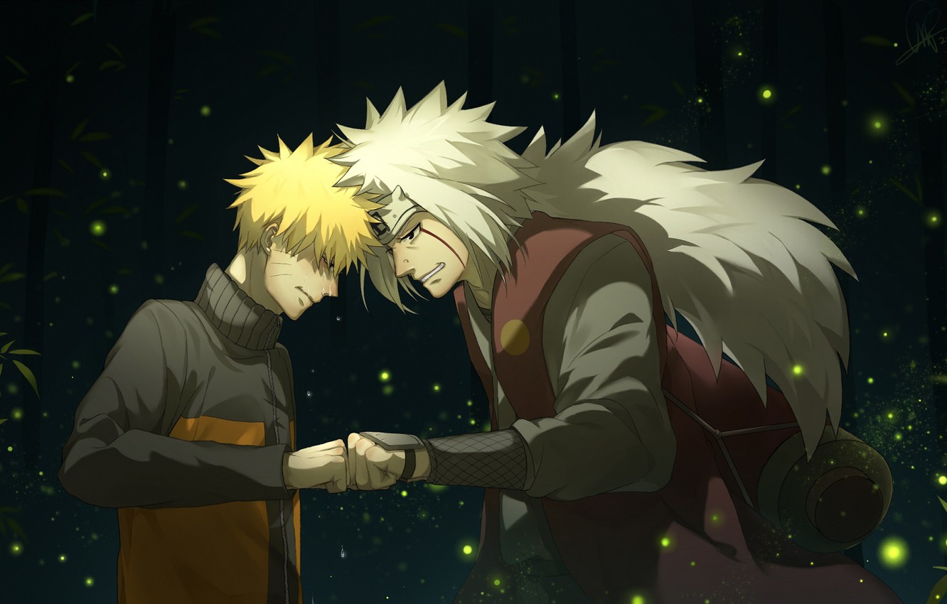 Photo Wallpaper Naruto, Jiraiya, Uzumaki Naruto, Bro - Naruto And Jiraiya - HD Wallpaper 