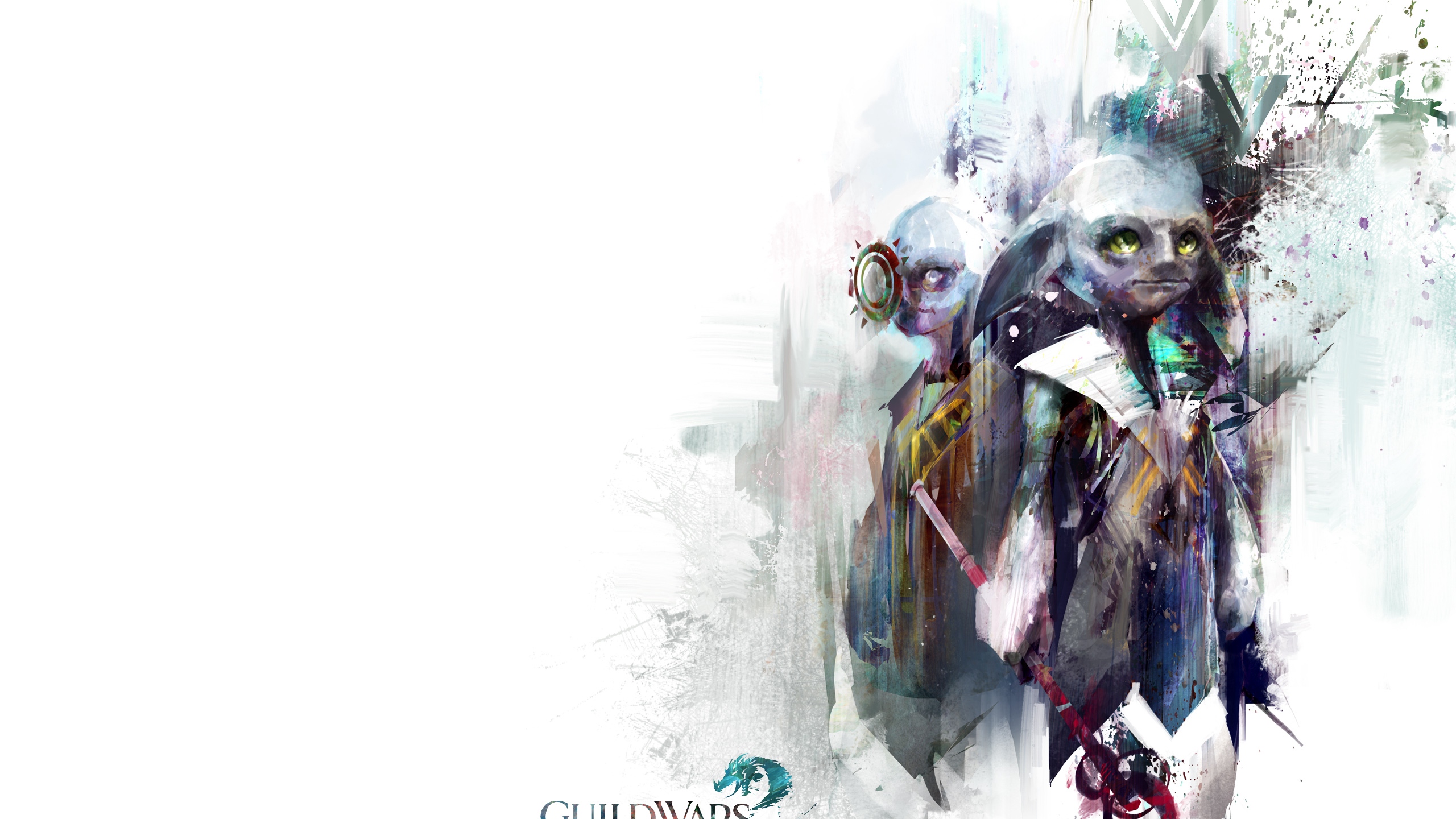 Wallpaper Guild Wars 2, Ears, Eyes, Name - Guild Wars 2 - HD Wallpaper 