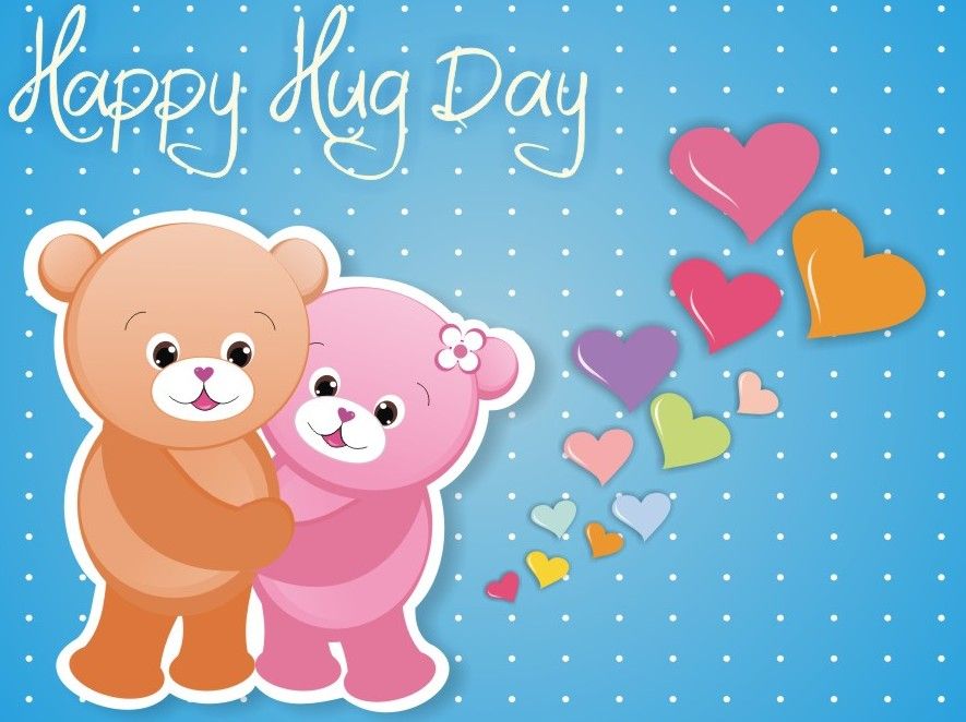 12 February Hug Day - HD Wallpaper 