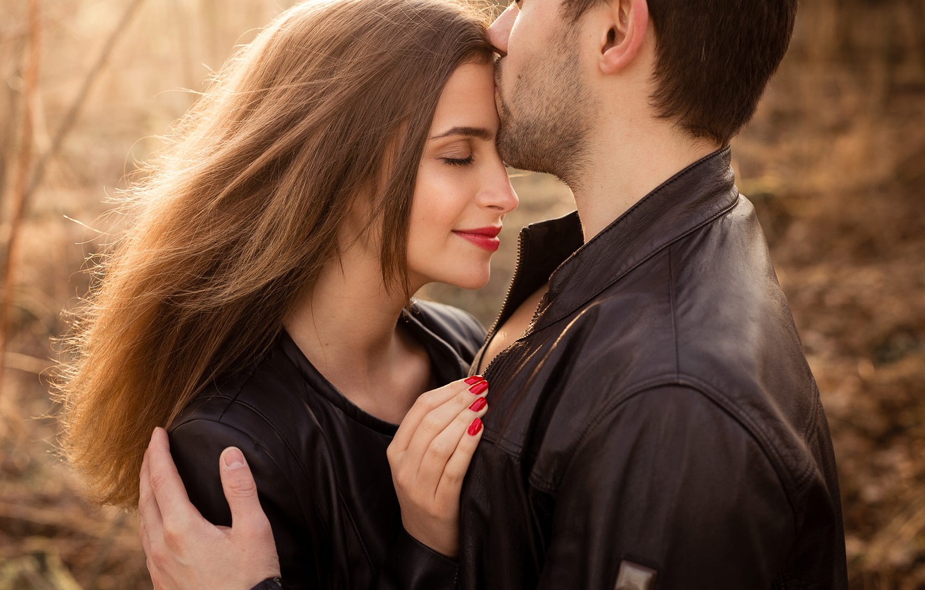 Photo Wallpaper Girl, Love, Kiss, Hugs, Pair, Male - Romantic Kiss And Hug Wallpaper Hd - HD Wallpaper 
