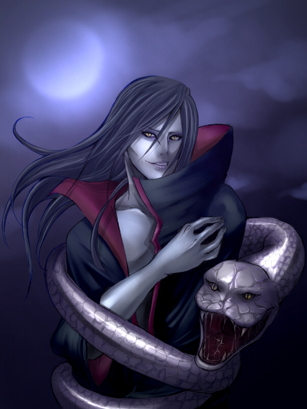 Anime, Pixiv Id 1247056, Naruto, Orochimaru, Pixiv, - Orochimaru Art 3d - HD Wallpaper 