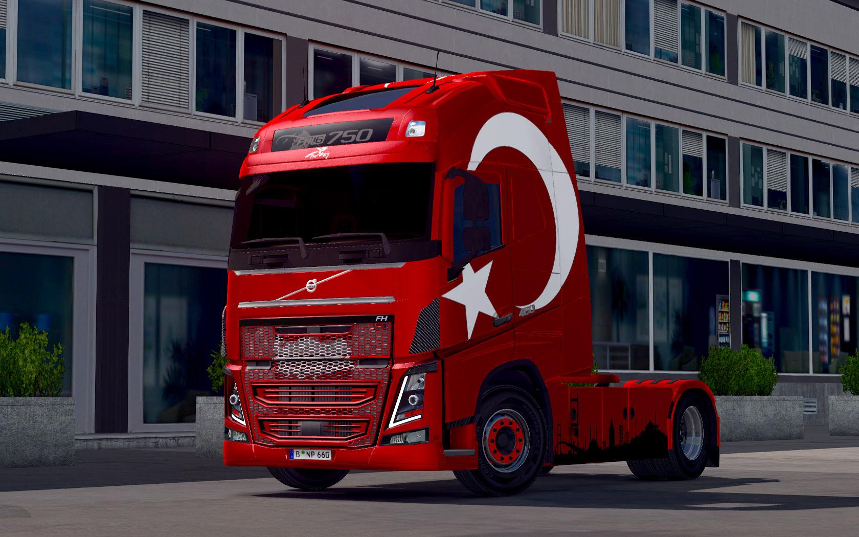 Trkiye Turkey Skin For New Volvos 1 - Trailer Truck - HD Wallpaper 