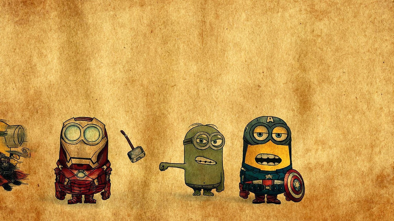 Hd Clock Live Wallpaper Download 1080wallpaperhd - Minions Avengers Wallpaper Hd - HD Wallpaper 