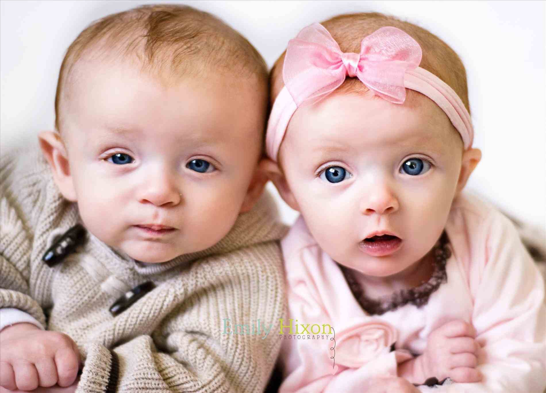 Wallpaper Collection Rhguibingzhuchecom Boy Sweet Baby - Twin Baby Portraits - HD Wallpaper 